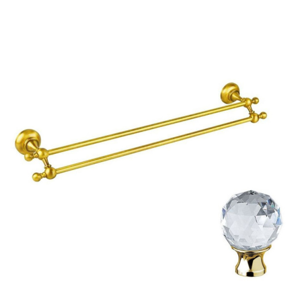 Полотенцедержатель Cezares Aphrodite золото 24 карат, с кристаллами Swarovski APHRODITE-TD07-03/24-Sw (детальная фотография)