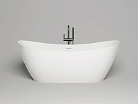 Ванна из искусственного камня Salini Noemi 185x76,5 см белая матовая