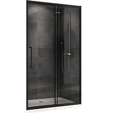 Душевая дверь Abber Schwarzer Diamant 120 см профиль черный