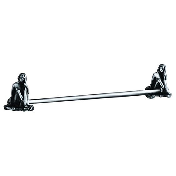 Полотенцедержатель, серебро, Art&Max Juno AM-0717-T (детальная фотография)