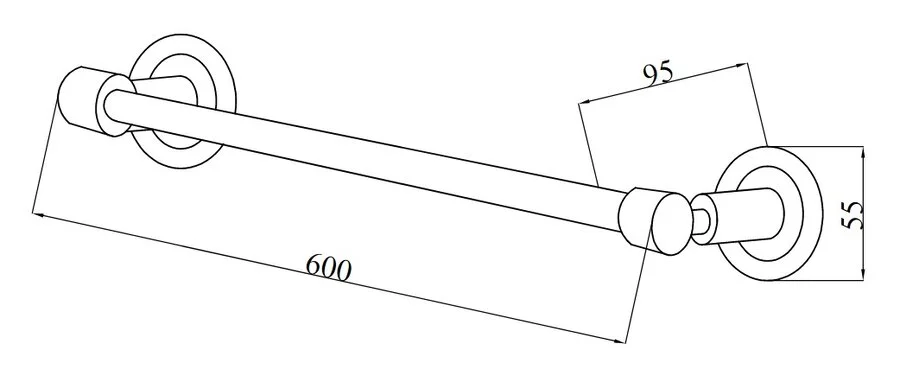 Полотенцедержатель Boheme Murano Cristal 10902-CRST латунь (детальная фотография), классические, ретро, декорированные