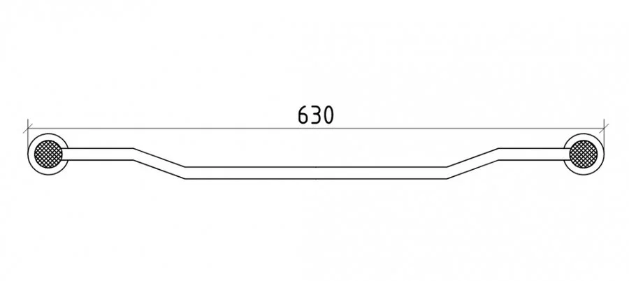 Полотенцедержатель Boheme Royal Cristal хром, прозрачные кристаллы 10922-CR (детальная фотография), классические, ретро, декорированные
