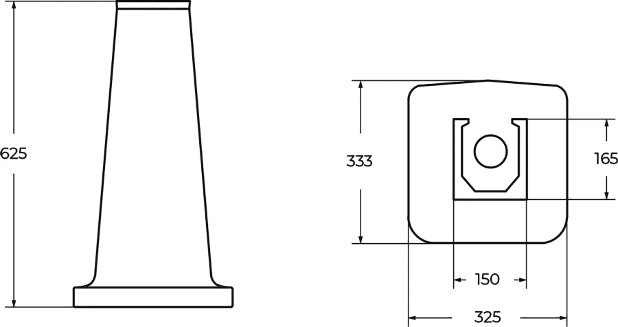Пьедестал для раковины BelBagno Boheme напольный BB115P (детальная фотография), нет в наличии index_1