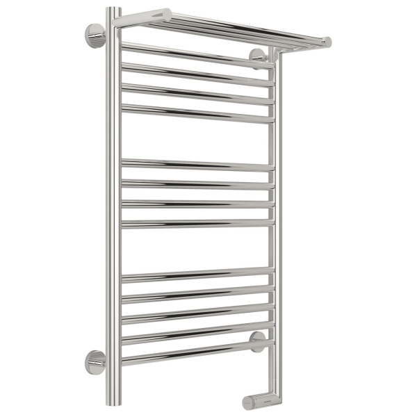 Полотенцесушитель электрический правый, с полкой цвет без покрытия Сунержа Богема 2.0 800х500 00-5207-8050 (детальная фотография)