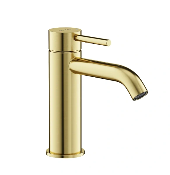 Смеситель для раковины Sancos Etna брашированное золото SC9001BG (детальная фотография)