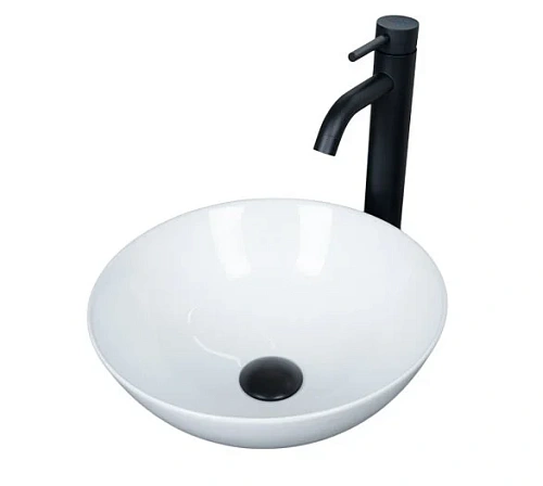 Раковина GID Esfera 9081W 36 см белая - фото 2