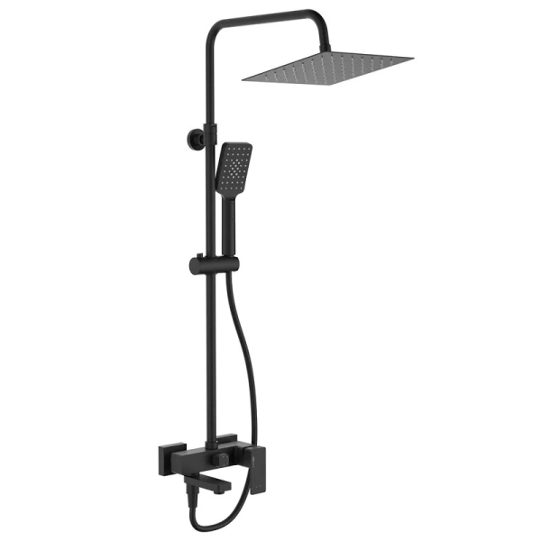 Душевая стойка WasserKRAFT Abens черная матовая A27701 (детальная фотография)