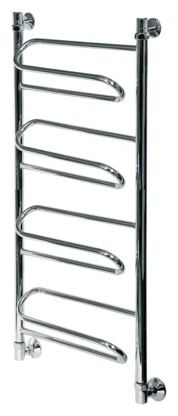 Полотенцесушитель водяной Ника Curve 100x60 см хром ЛЗ 100/60 (детальная фотография)