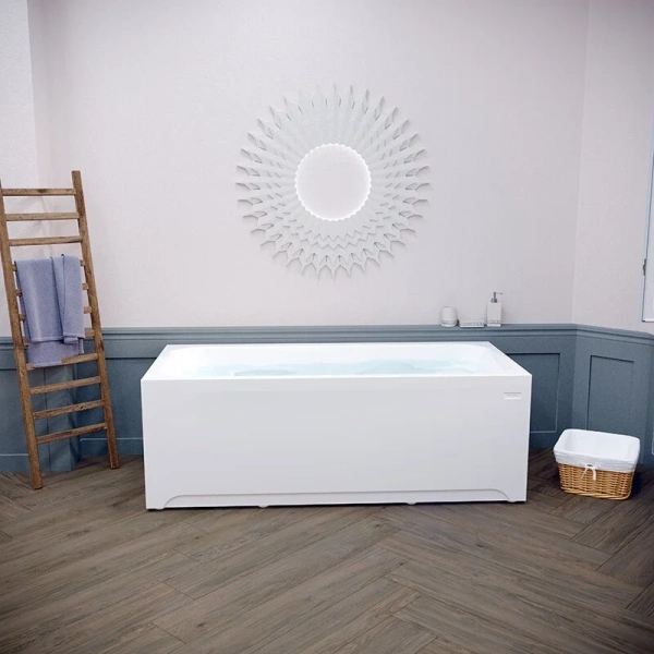 Ванна акриловая Радомир Прованс 180 x 80 см с рамой-подставкой, белая, 1-01-0-0-1-185 (детальная фотография), 180х80