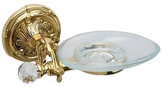 Мыльница подвесная, античное золото, Art&Max Barocco Crystal