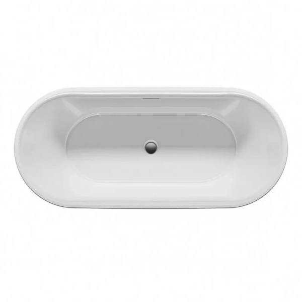 Ванна акриловая Riho Modesty Velvet Fall, B090005105, 170 x 76 см, наполнение через перелив, цвет белый матовый (детальная фотография), без гидромассажа