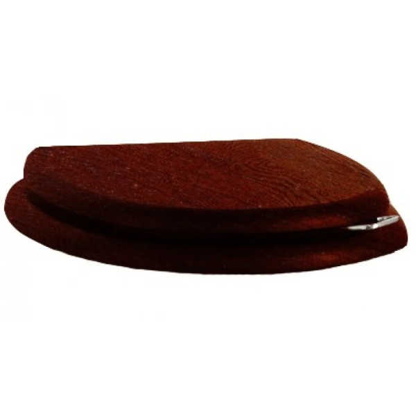 Крышка-сидение с микролифтом Devon & Devon Rose/Blues красное дерево, петли хром 3IBSEMOGLROCR (детальная фотография)