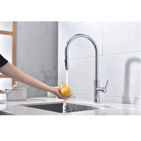 Смеситель для кухни Paulmark Senso хром Se215180-CR (детальная фотография), в наличии