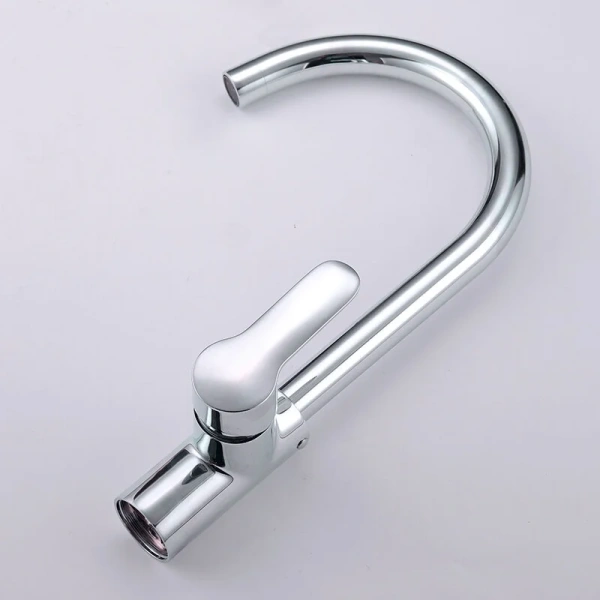 Смеситель для кухни IDDIS Cuba поворотный излив хром CUBSBJ0i05 (детальная фотография), современные, hi-tech