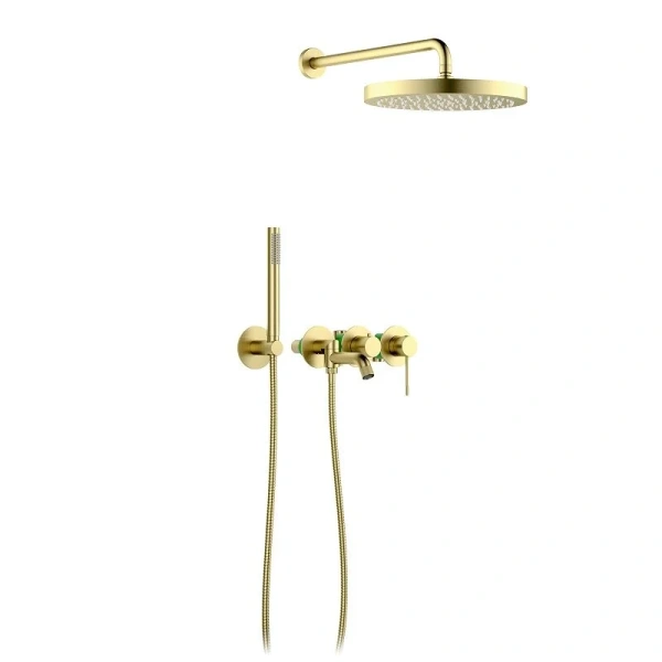 Душевой комплект Timo Saona золото матовое SX-2348/17SM (детальная фотография)