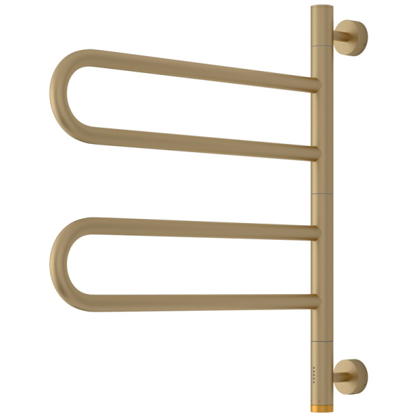 Полотенцесушитель электрический Сунержа Парео 4.0 53.5х56.7 см золото матовое 032-0823-0567 (детальная фотография), современные, hi-tech
