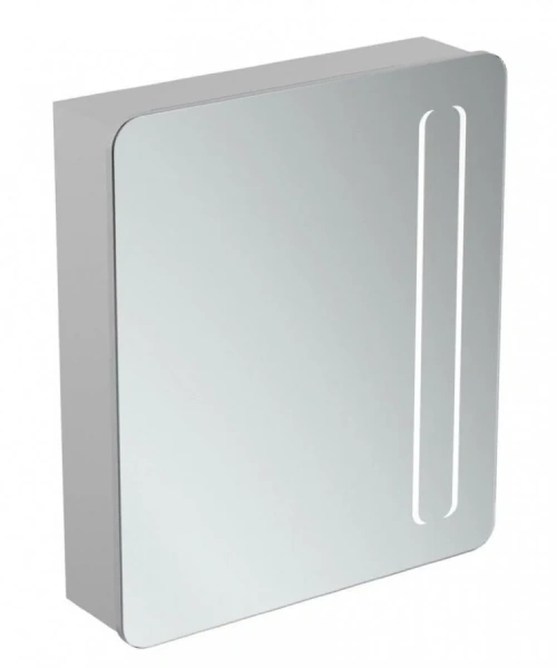 Зеркальный шкаф с подсветкой Ideal Standard Mirror&Light 60 см алюминий T3373AL (детальная фотография)