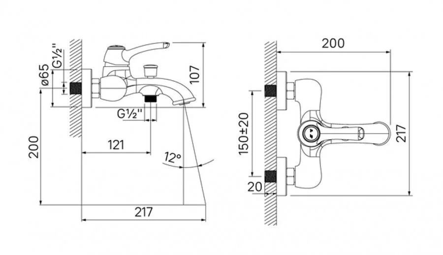 Смеситель для ванны IDDIS Oldie с ручным душем (детальная фотография), классические, ретро