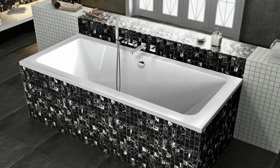 Ванна акриловая C-Bath Fortuna 170 x 75 см прямоугольная, белый, CBQ017001 (детальная фотография), прямоугольные