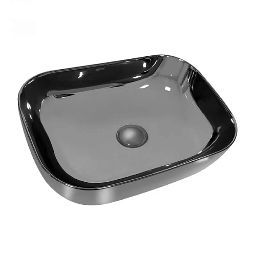 Раковина Abber Rechteck 46 см серебро - фото 7