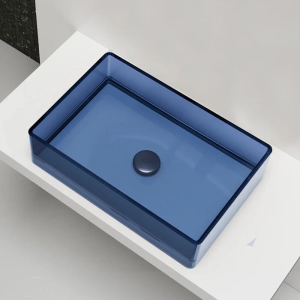 Раковина Abber Kristall 60 см синяя AT2803Saphir (детальная фотография)