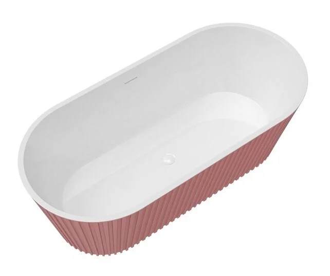 Ванна акриловая Corpa Nera Bonini CN130112, 170 х 80 см, розовый матовый (детальная фотография), 170х80