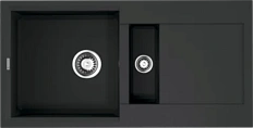 Мойка для кухни Omoikiri Sakaime 86-2-BL 86 см черная