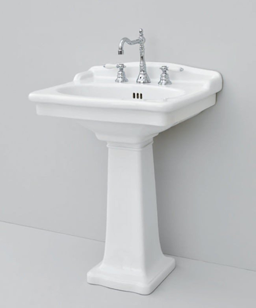 Пьедестал для раковины ArtCeram Hermitage белый HEC002 01 00 (детальная фотография), нет в наличии