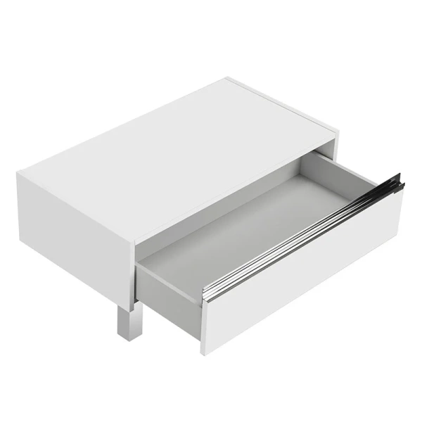 Тумба напольная Акватон Капри 80 см белый глянец 1A231103KP010 (детальная фотография), белые