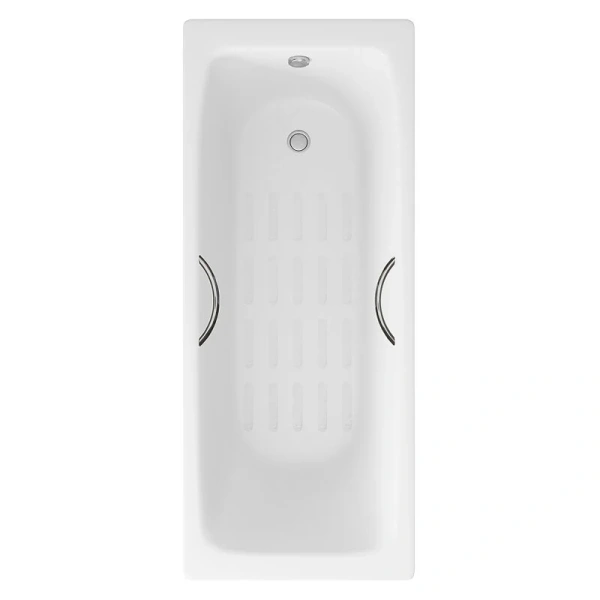 Ванна чугунная Delice Biove 170x75 c ручками DLR220509R-AS (детальная фотография), чугунные