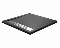 Душевой поддон WasserKRAFT Abens 90x90 см черный матовый