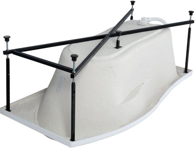 Каркас сварной для акриловой ванны Aquanet Borneo 170х90 правый 00164628 (детальная фотография), по запросу