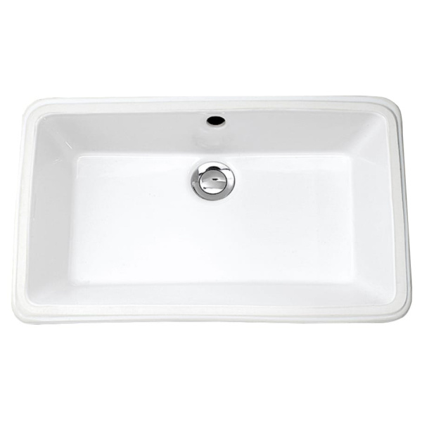 Раковина встраиваемая 53х33 см, цвет белый, Devon&Devon York ACYORKDS (детальная фотография)