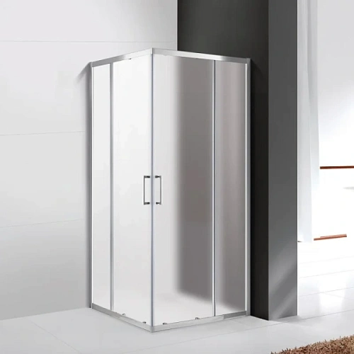 Душевой уголок Cezares Molveno 100х100 см стекло рифленое - фото 1