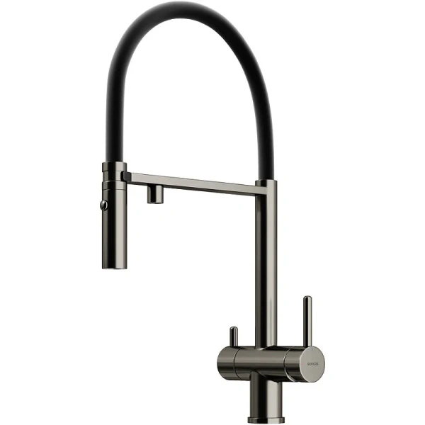 Смеситель для питьевой воды Sancos Imola вороненая сталь/черный SC4010GG (детальная фотография)
