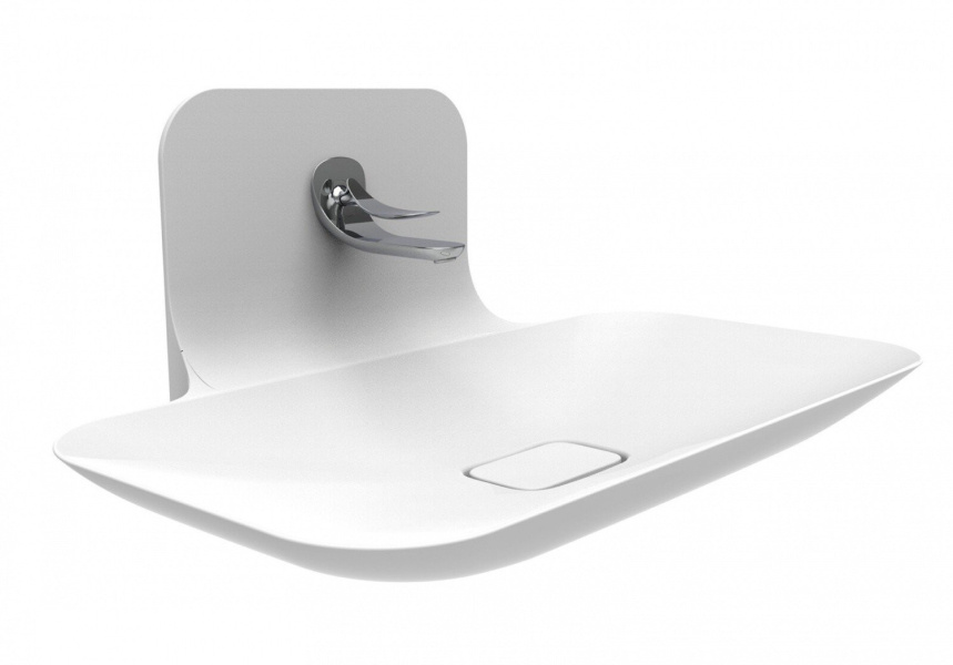 Раковина Creavit Foglia 80 см белая FG080-00CB00E-0000 (детальная фотография)