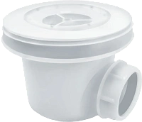 Сифон для поддона WasserKRAFT белый