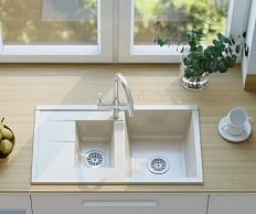 Мойка для кухни Акватон Делия 87 см шампань