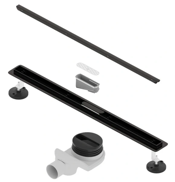 Душевой трап RGW SDR-54B 40 см черный 79215440-04 (детальная фотография), черые