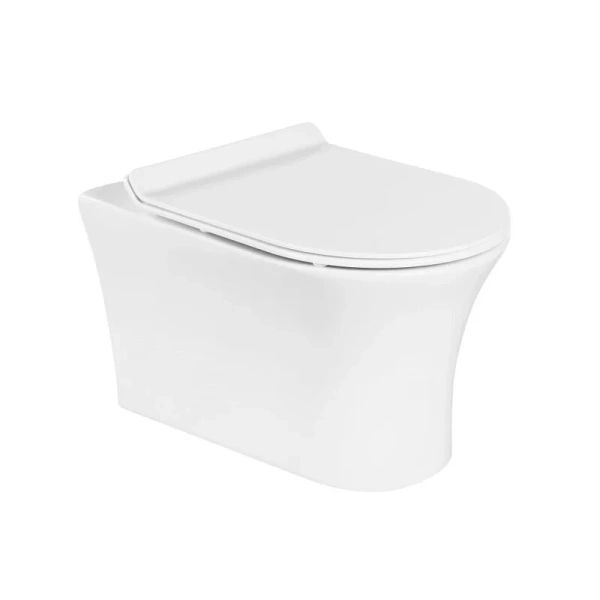 Унитаз подвесной BelBagno Ancona безободковый BB1224CHR-SM (детальная фотография)