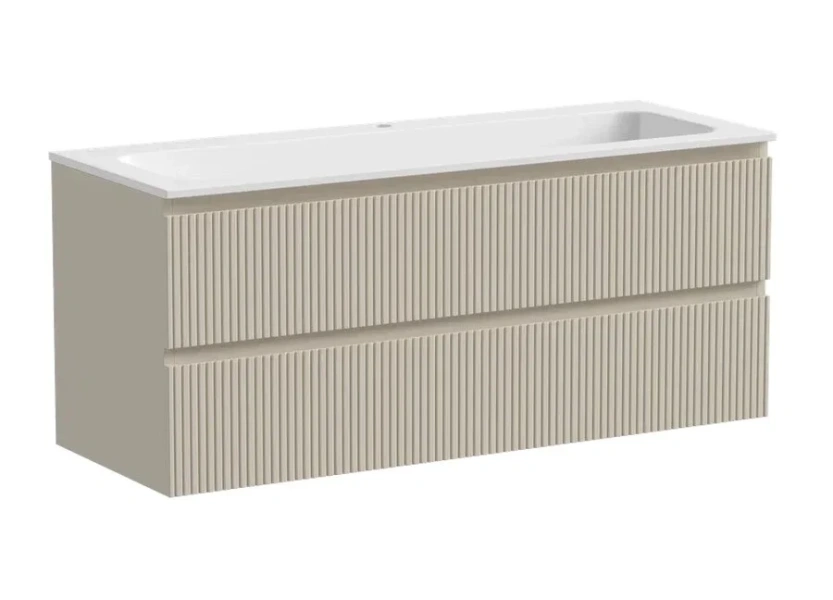Тумба под раковину подвесная Sancos Snob T 120 см beige soft SNT120CE (детальная фотография)
