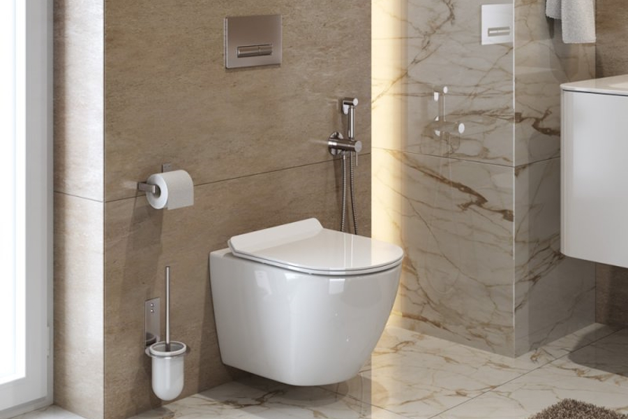 Унитаз подвесной Cezares Stylus безободковый CZR-513-TH-R (детальная фотография), фаянс, керамика