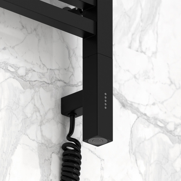 Полотенцесушитель электрический Сунержа Модус 3.0 40x120 см правый черный матовый 31-5701-1240 (детальная фотография), черный