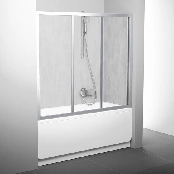 Шторка для ванны, профиль сатин, Ravak AVDP3-170 (детальная фотография)