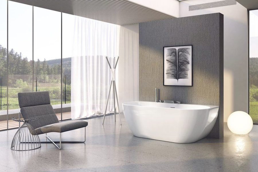 Ванна акриловая Ravak Freedom W 166х80 см отдельностоящая белая XC00100024 (детальная фотография), современныe, hi-tech