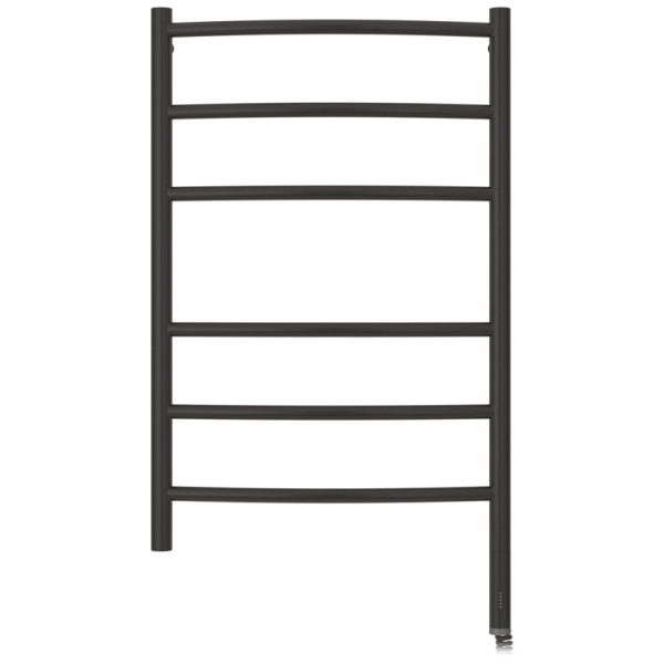 Полотенцесушитель электрический Сунержа Галант 50х80 см черный матовый 31-5401-8050 (детальная фотография), современные, hi-tech