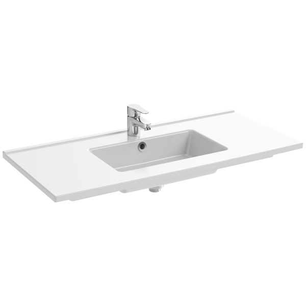Раковина мебельная Jacob Delafon Ola 100 см белая EXUA112-00 (детальная фотография)