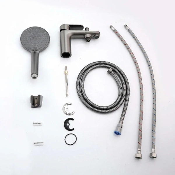 Смеситель для ванны Акватек Ника оружейная сталь AQ1844BGM (детальная фотография), другие