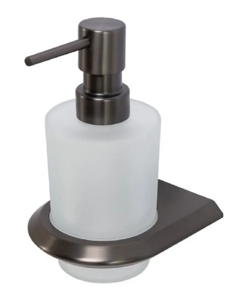 Дозатор для мыла Cezares Liner оружейная сталь LINER-SOIS-V-GM (детальная фотография)