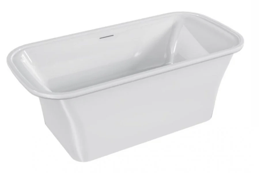 Ванна из искусственного камня Jacob Delafon Elite E6D364RU-00, 180 x 85 см, слив-перелив в комплекте, белая (детальная фотография)